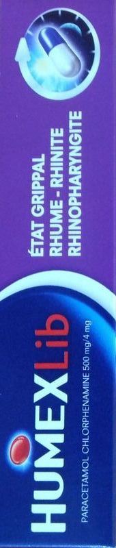 HumexLib Paracétamol Chlorphéniramine